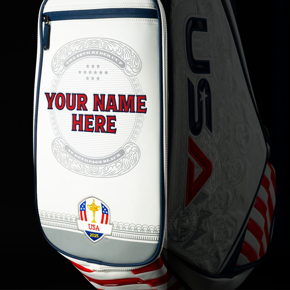 Ryder Cup Team Staff Bag Panel Personalization
