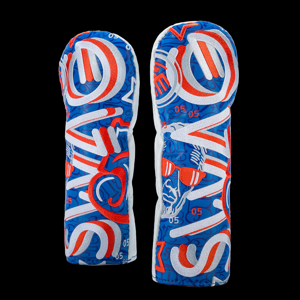 SWAG Golf RWB Gigantic Lincoln hybrid cover featuring Abraham Lincoln wearing patriotic sunglasses with red, white, and blue currency-inspired graphics.