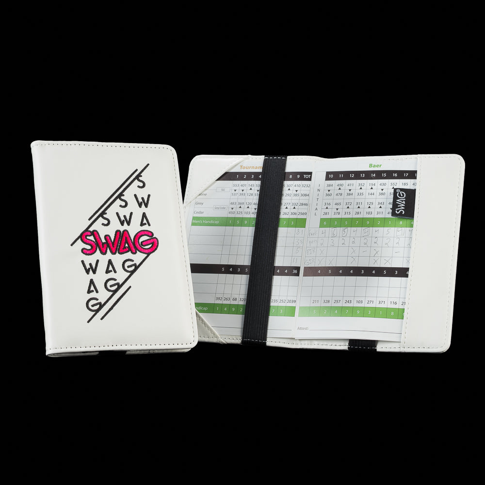 SWAG Essentials: White Scorecard Holder – SWAG Golf Co