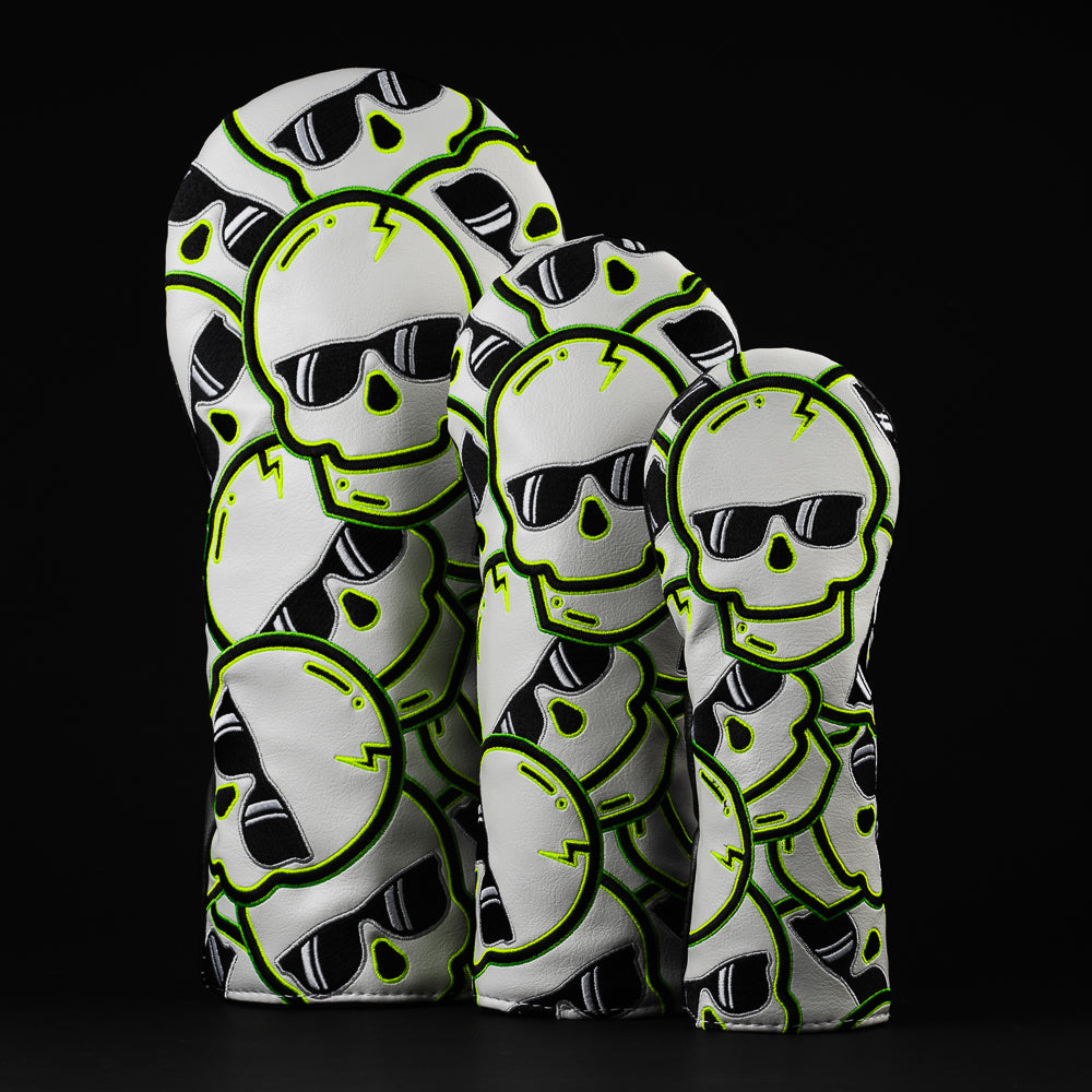 Swag Green Stacked Skulls Towel outlet