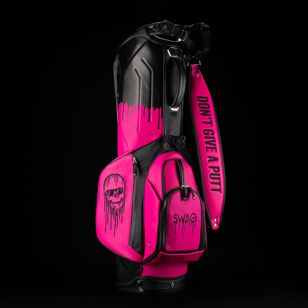 Neon Pink Dripping Vessel Stand Bag