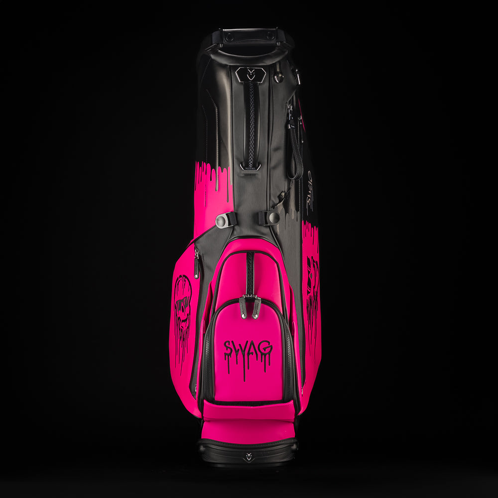Neon Pink Dripping Vessel Stand Bag