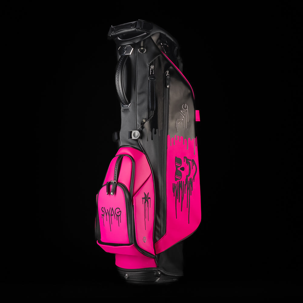 Neon Pink Dripping Vessel Stand Bag