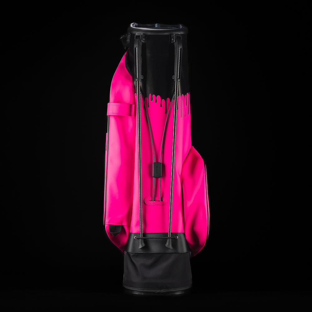 Neon Pink Dripping Vessel Stand Bag