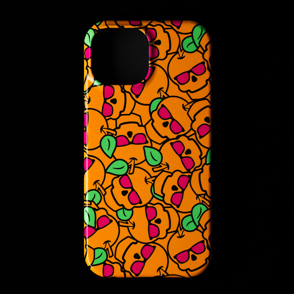 Stacked Peach Skull iPhone Case Stacked Peach Skull iPhone Case