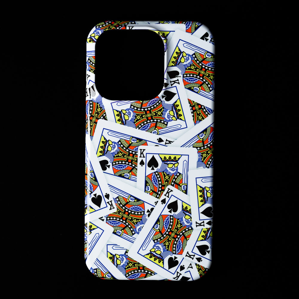 SWAG Golf stacked King of SWAG playing card iPhone mobile phone case.
