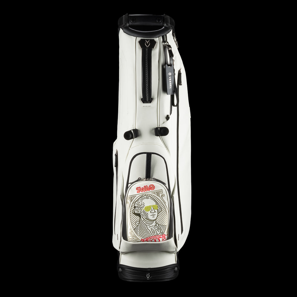 Gigantic George White Vessel Stand Bag – SWAG Golf Co