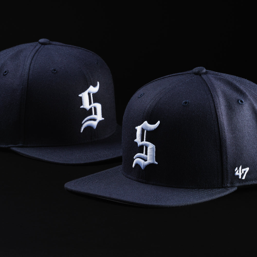 Navy '47 Captain Snapback Hat – Swag Golf Co - Main Image