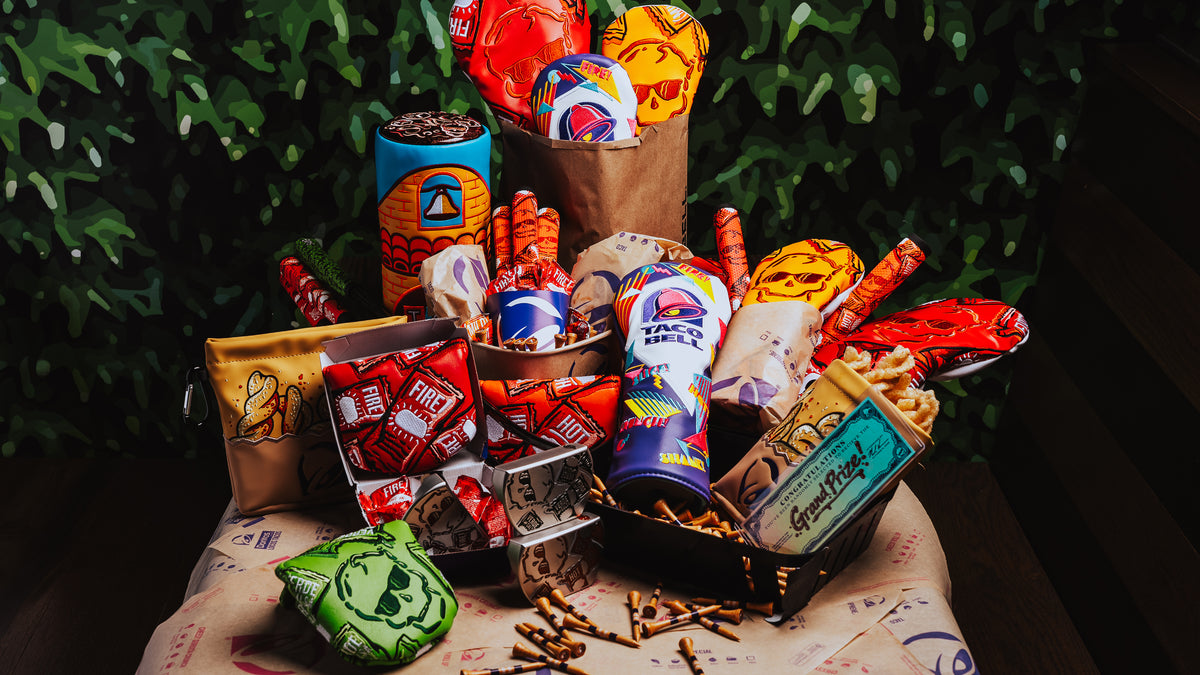Shop the Taco Bell x SWAG collection featuring golf headcovers, limited edition putters and accessories. Plus, enter the sweepstakes for $2,222.22 worth of Taco Bell.
