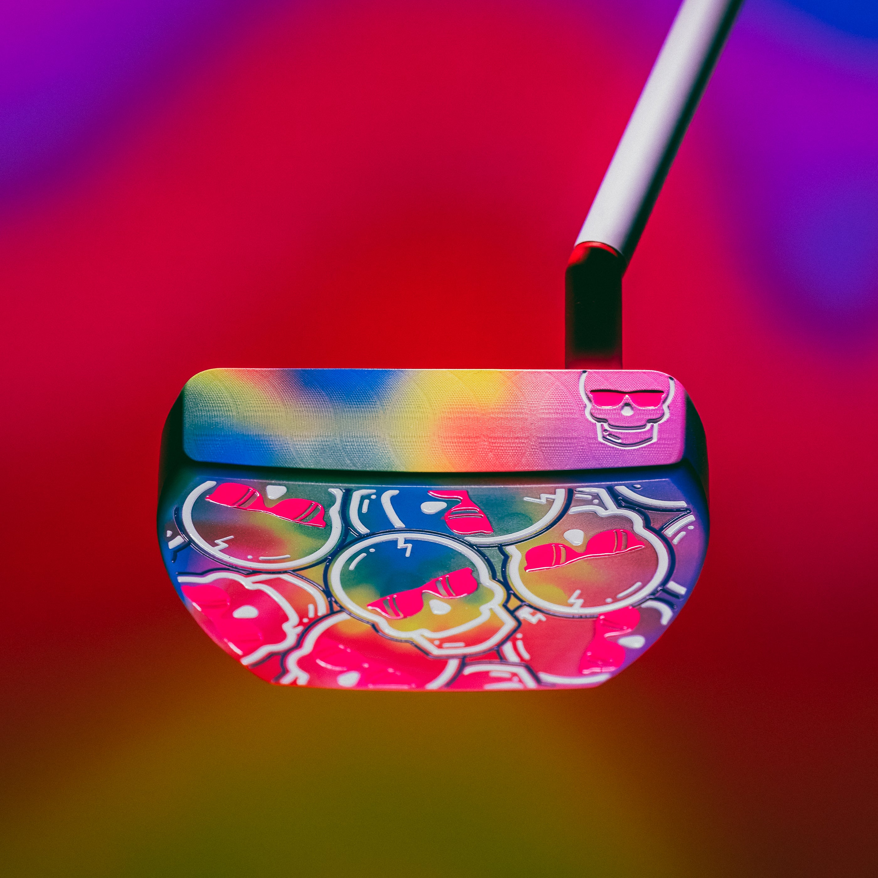 Tie-Dye Stacked Skulls The Boss Putter