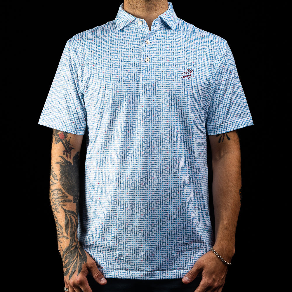 Ace of Spades Jersey Polo | SWAG x Peter Millar – Swag Golf Co
