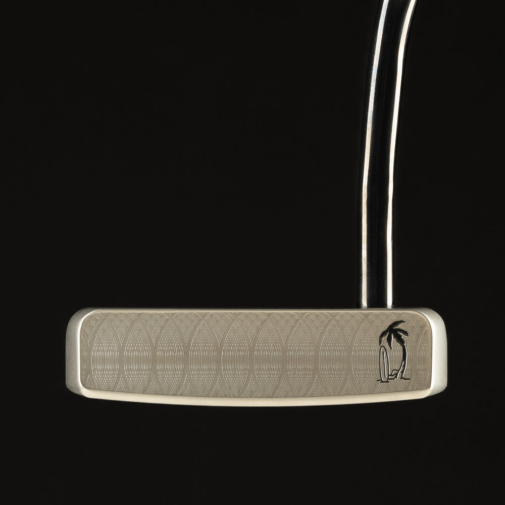 SWAG Golf Vintage Hawaii The Boss 2.0 limited edition stainless steel mallet putter milled in the USA.