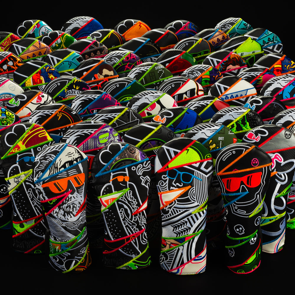 Swag recycled patchwork x-ray driver golf headcover made in the USA.