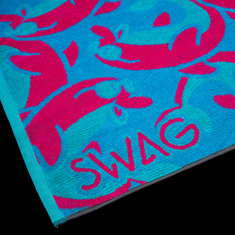 Stacked Flipper Beach Towel