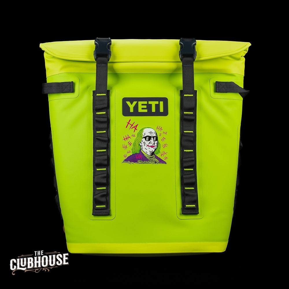 SWAG Golf x YETI Defaced Franklin Hopper M20 Backpack Soft Cooler