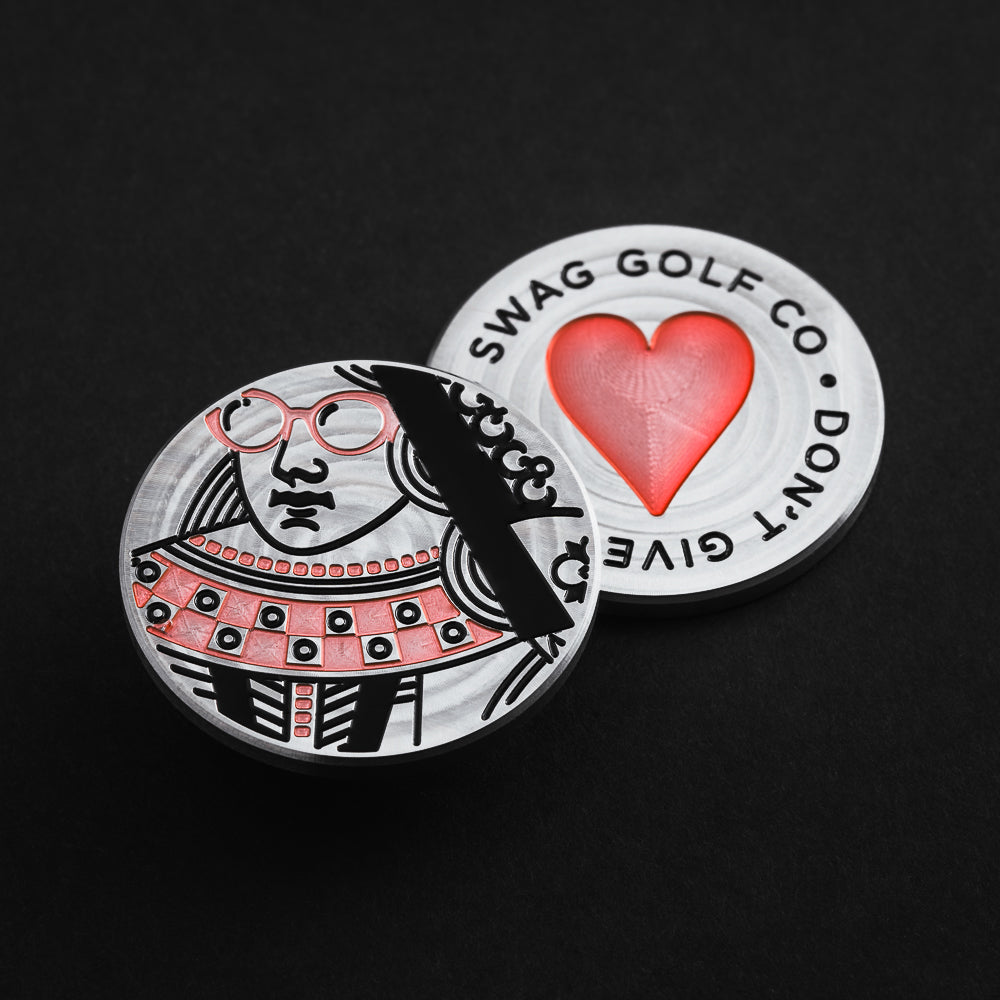 Pink Queen of Hearts Marker