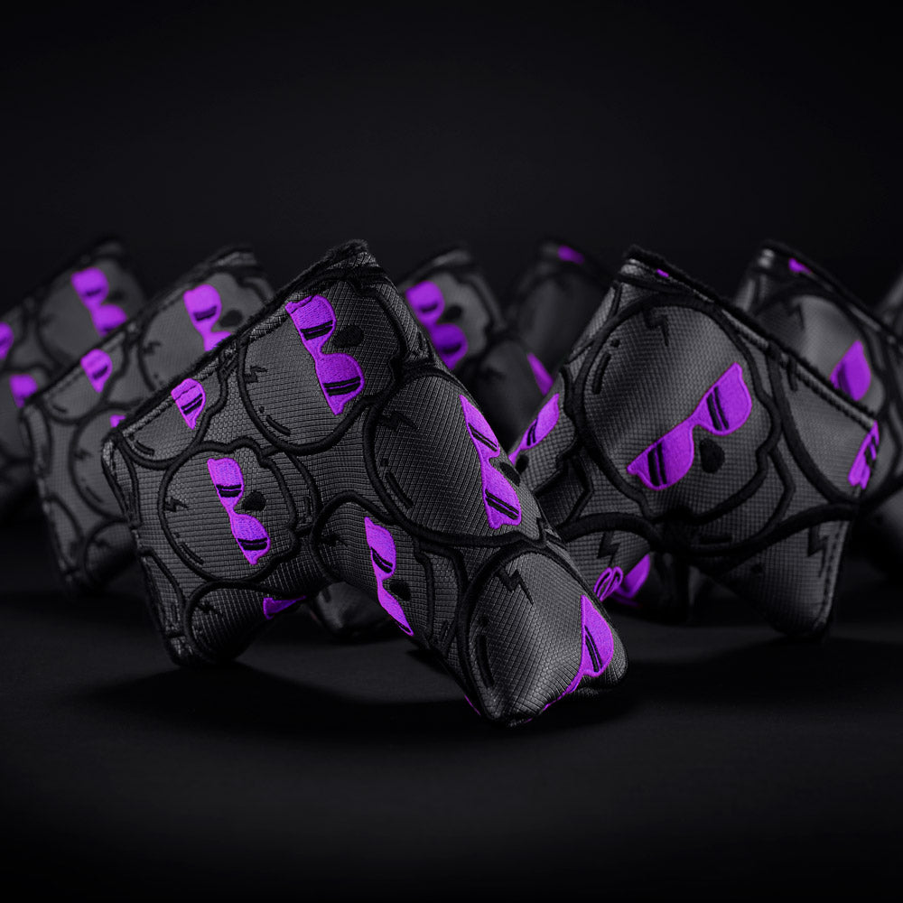 Purple Reign Concentric Skulls Blade Cover