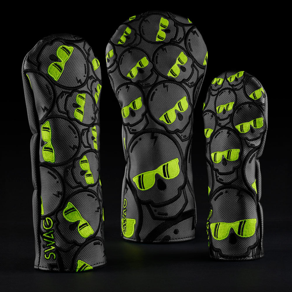 High Voltage Concentric Skulls Wood Cover Set