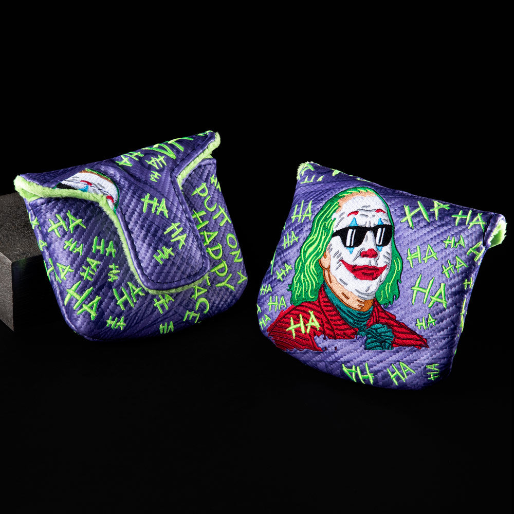 Putt on a Happy (De)face(d) Mallet Cover