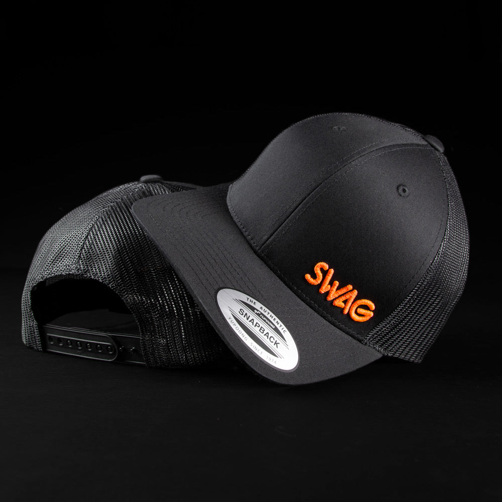 Black & Blaze Snapback Trucker