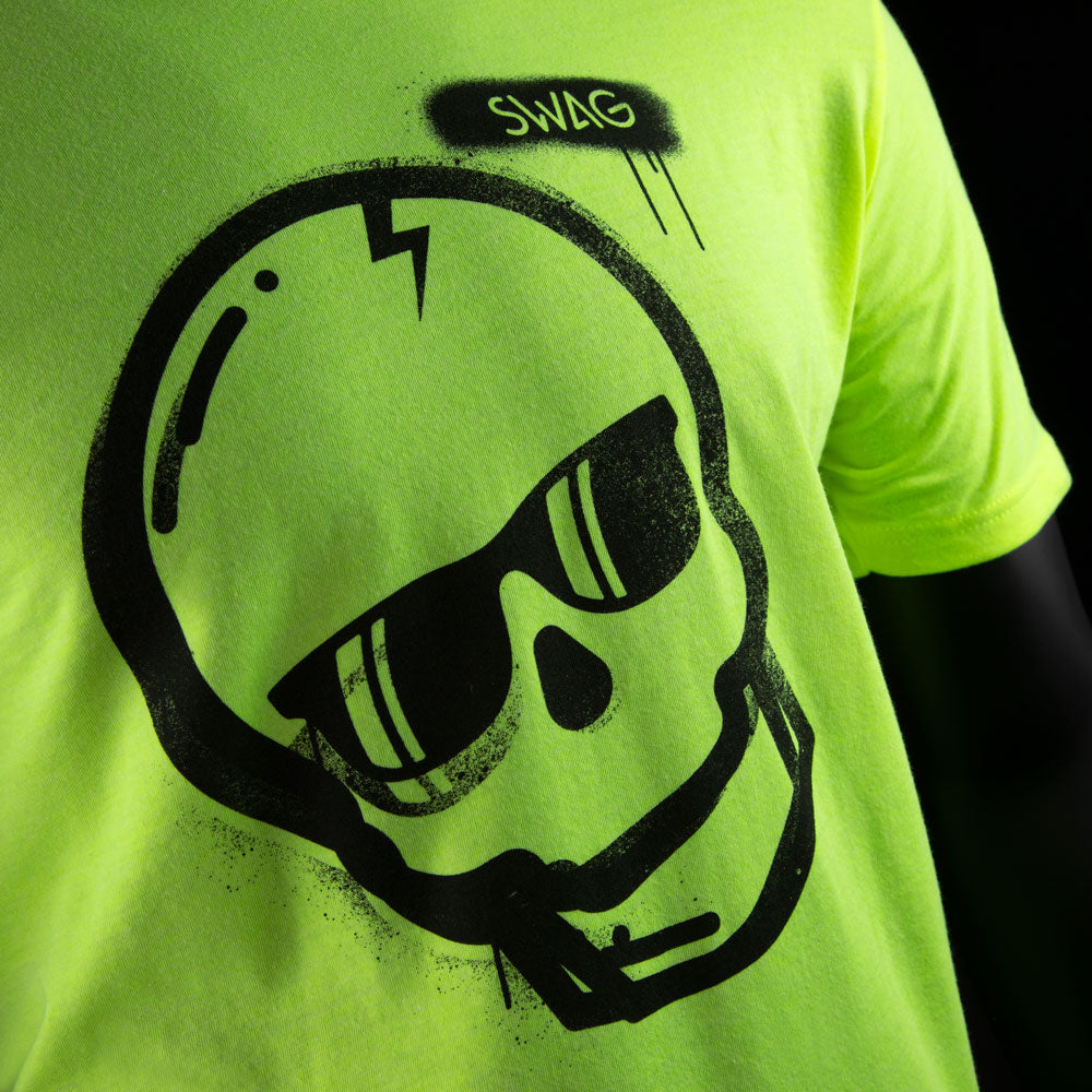High Voltage Spray Skull Shirt