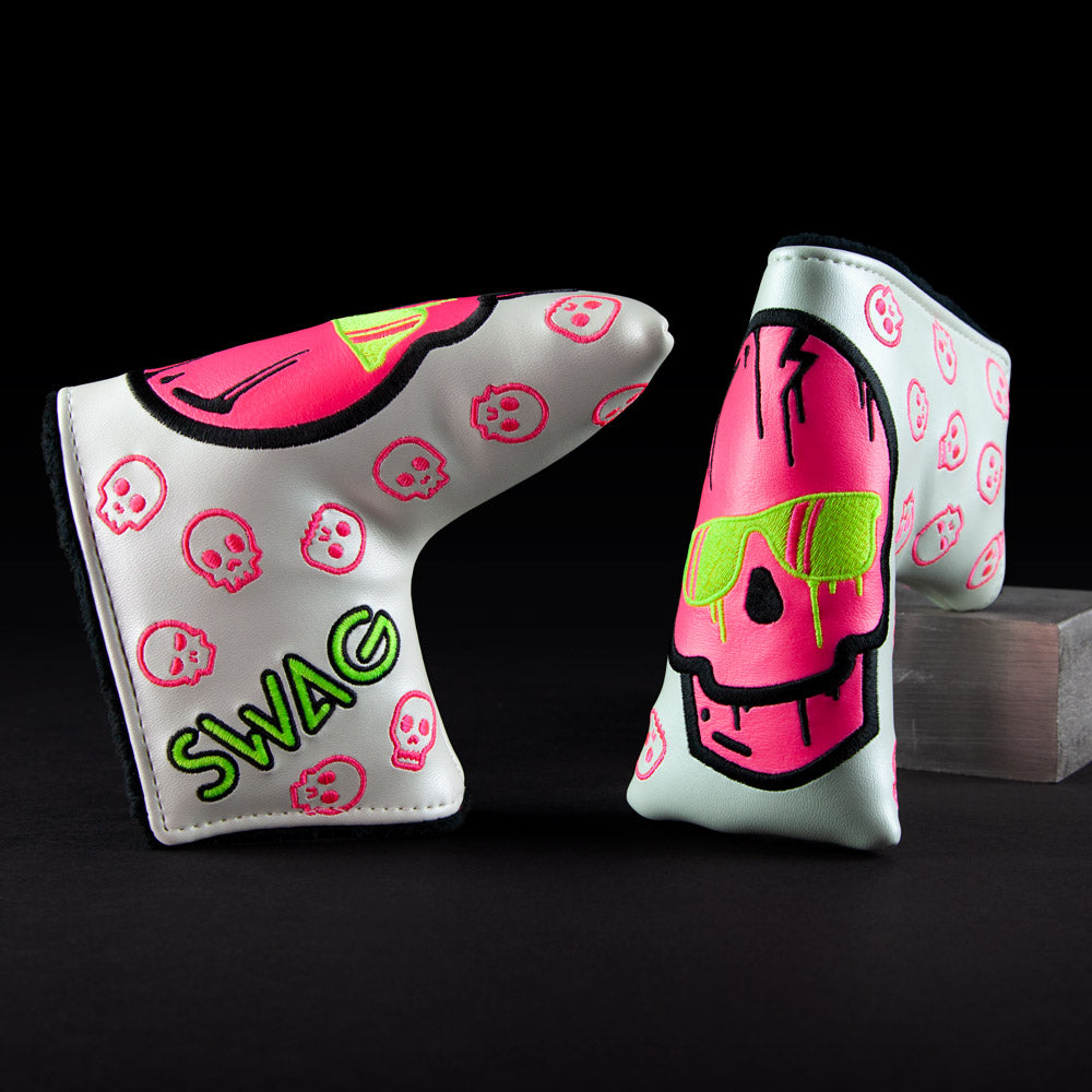 Neon Pink Dripping Skull Special