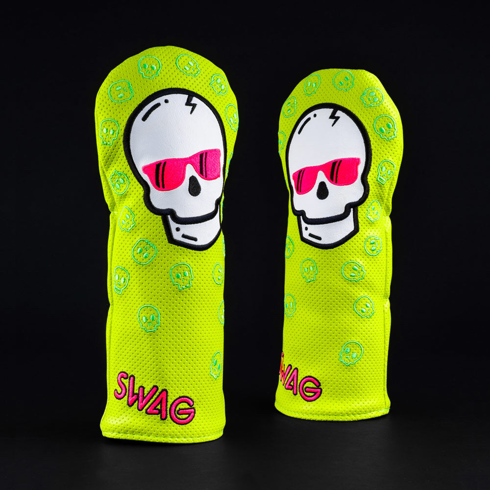 Pink & Bolt Skull Fairway Cover