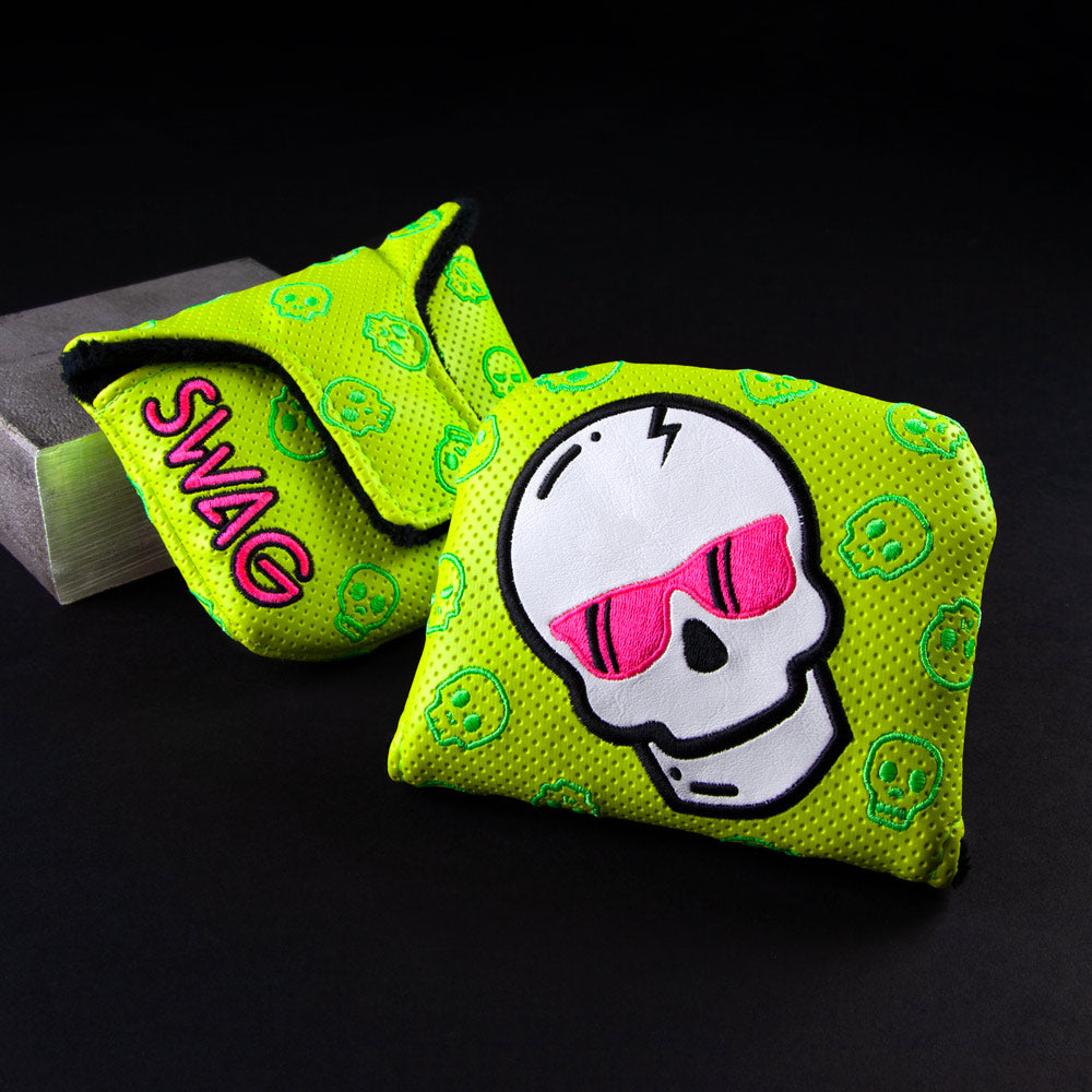 Pink & Bolt Skull Mallet Cover