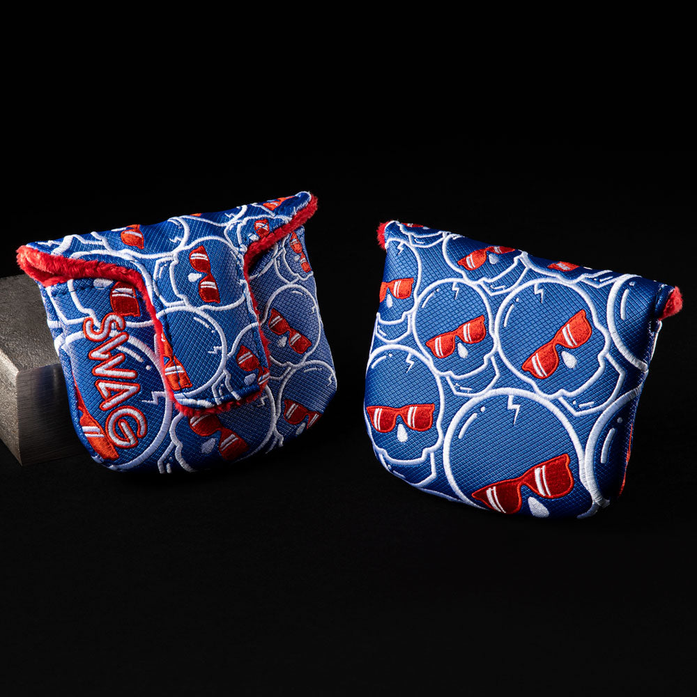 Patriotic Concentric Skulls Mallet Cover