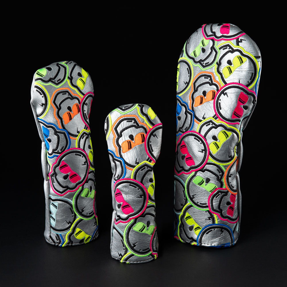 Nasa Rainbow Stacked Skulls Wood Special Set