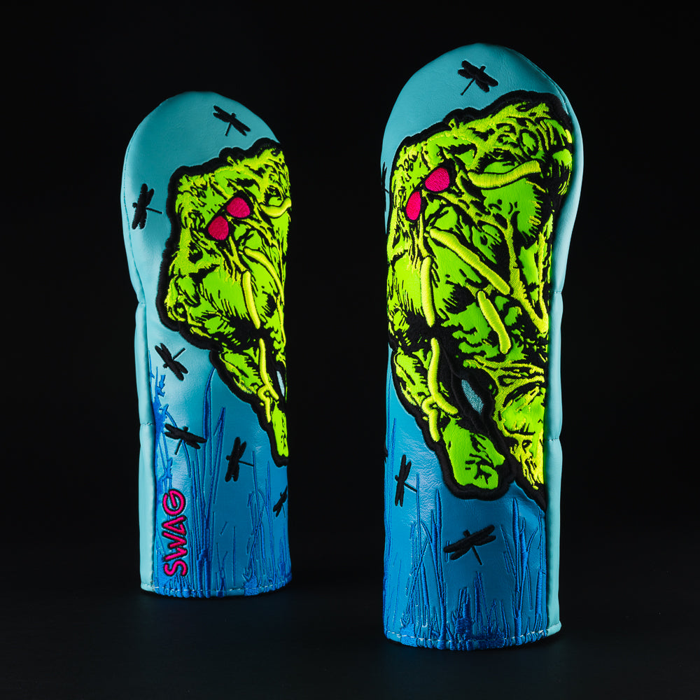 Swag Thing version 6.0 blue and green fairway wood golf club head cover made in the USA.