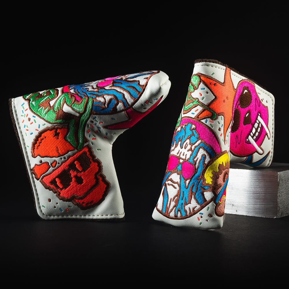 Swagmas cookies blade golf putter head cover made in the USA.