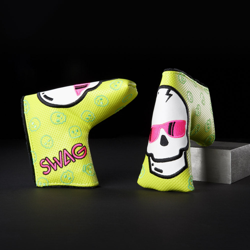 Pink & Bolt Skull Cover