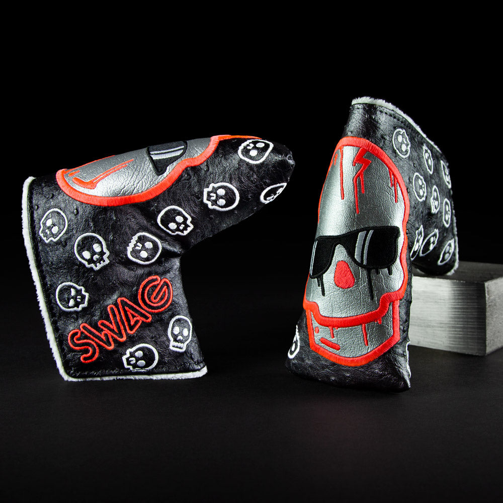 Dripping Red Mercury Skull Ostrich Cover