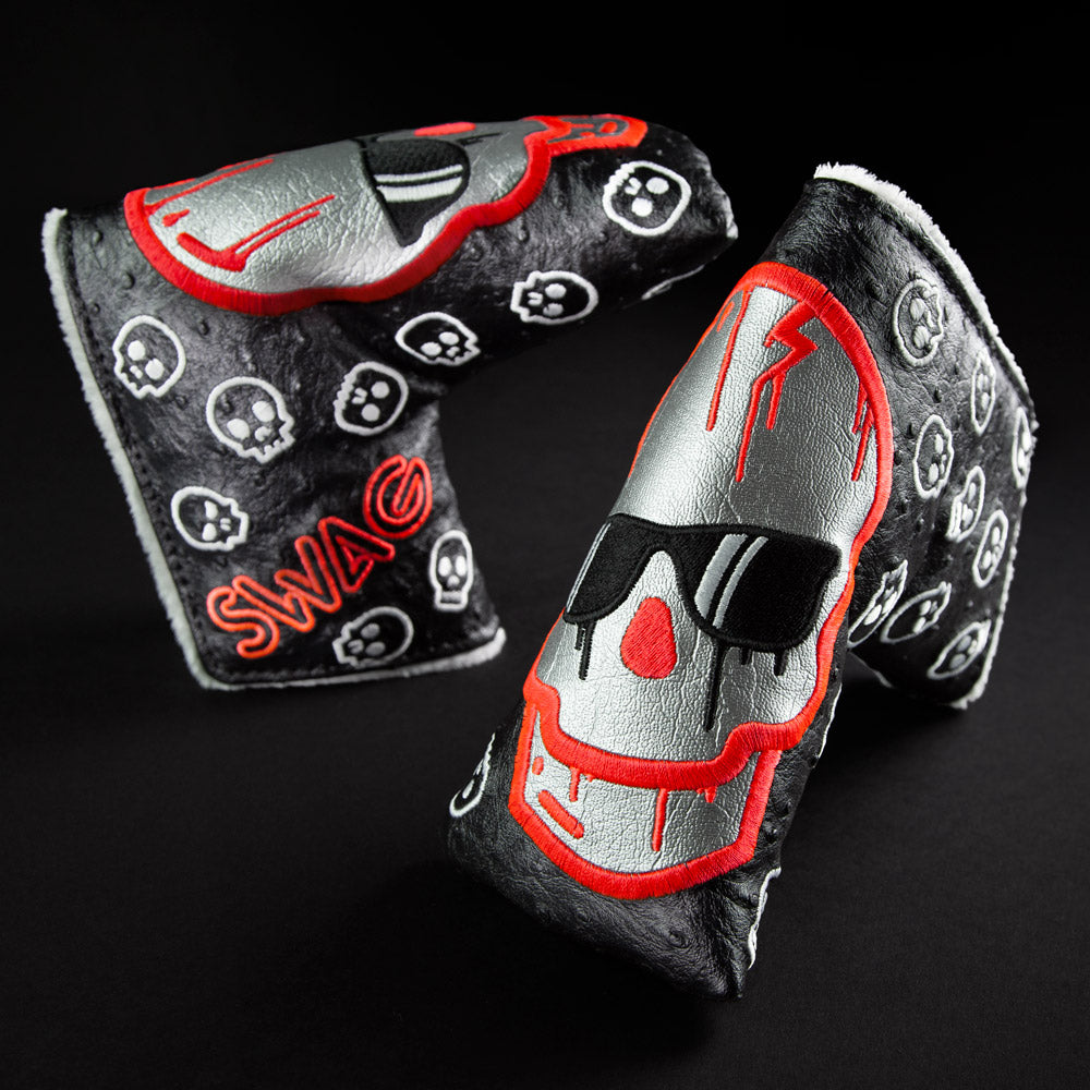 Dripping Red Mercury Skull Ostrich Cover