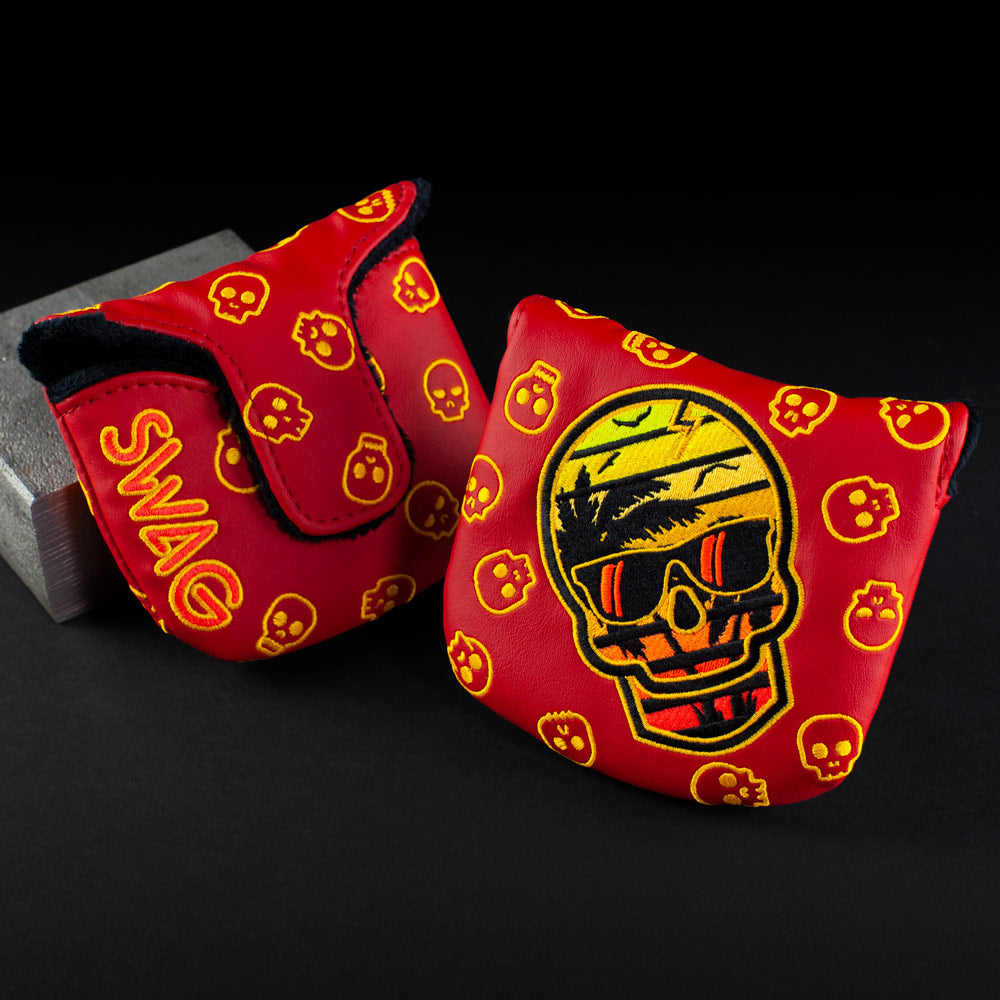 Sunset Skull Mallet Cover