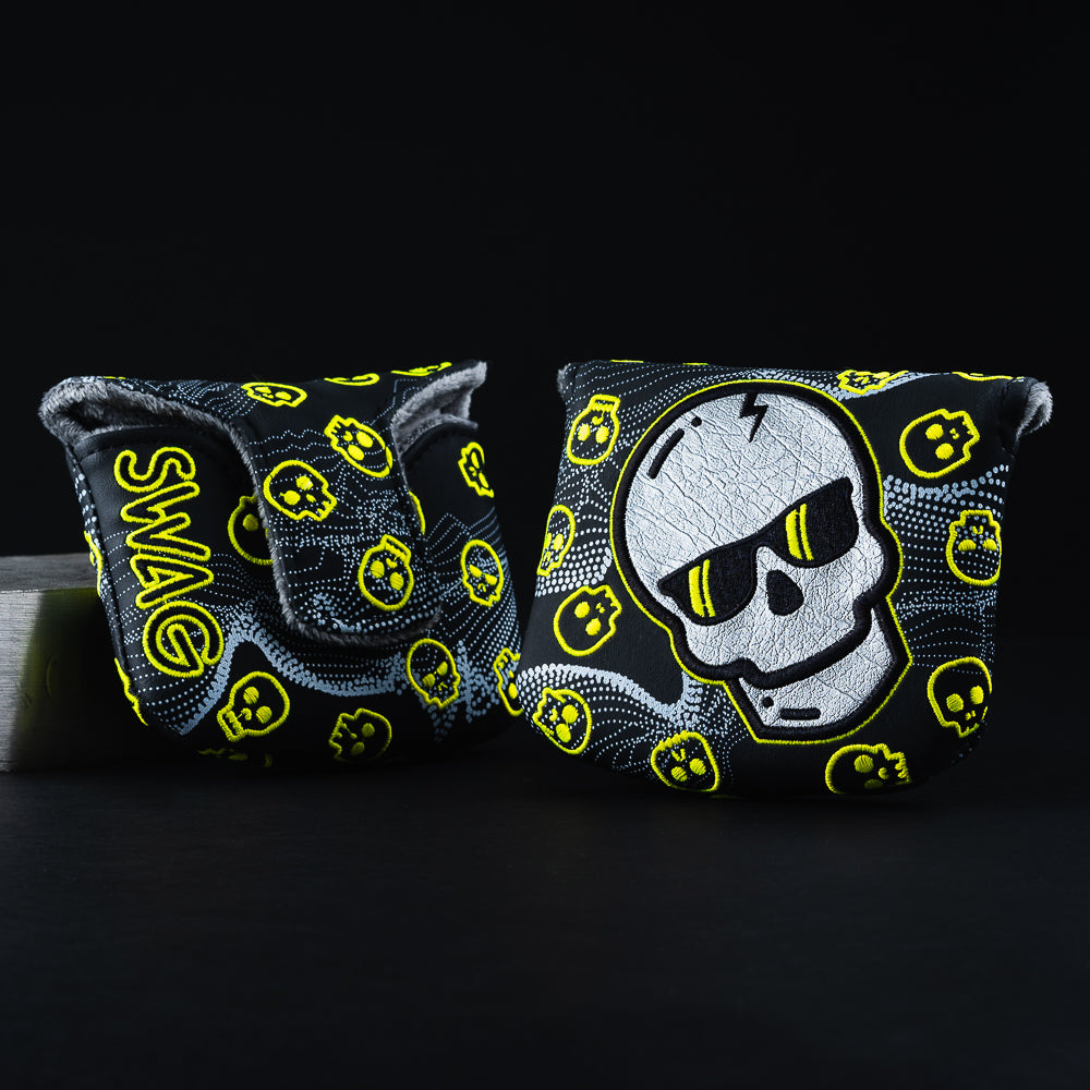 Lightning Wavelength Skull Mallet Cover