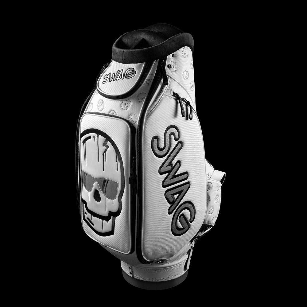 SSG Vessel White/Black Tour Pro Staff Bag – Sugar Skull Golf