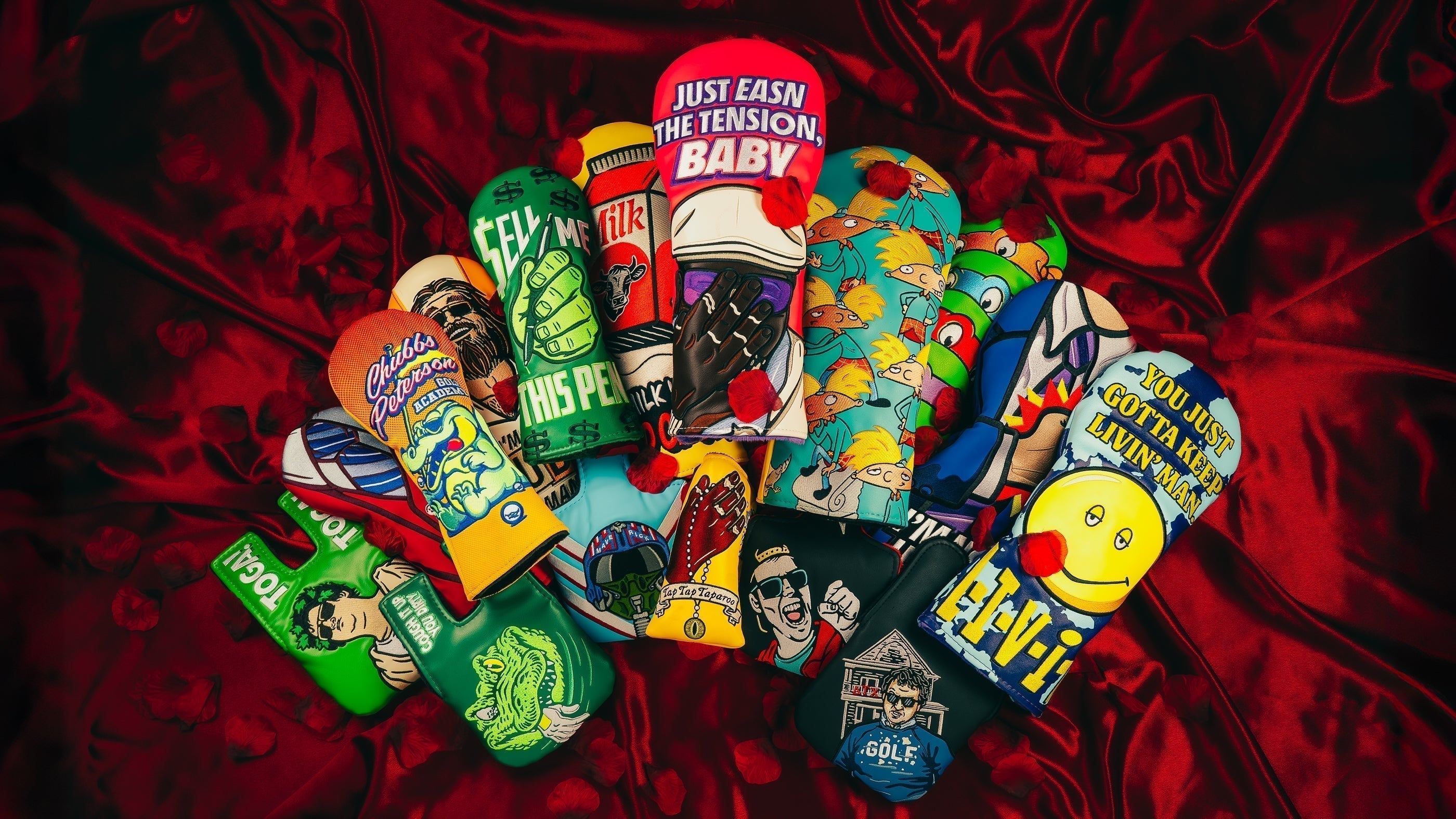 Rewind Golf by SWAG officially licensed movie themed golf headcovers and accessories.