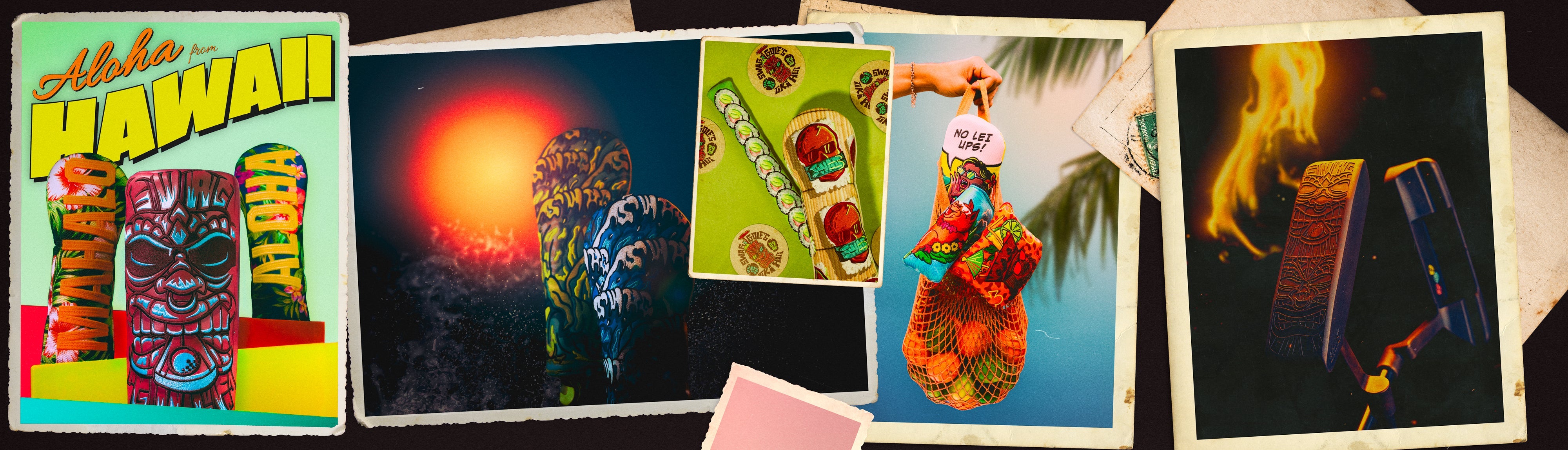 SWAG Golf Hawaii 2026 collection featuring limited edition golf headcovers, putters, apparel and more.