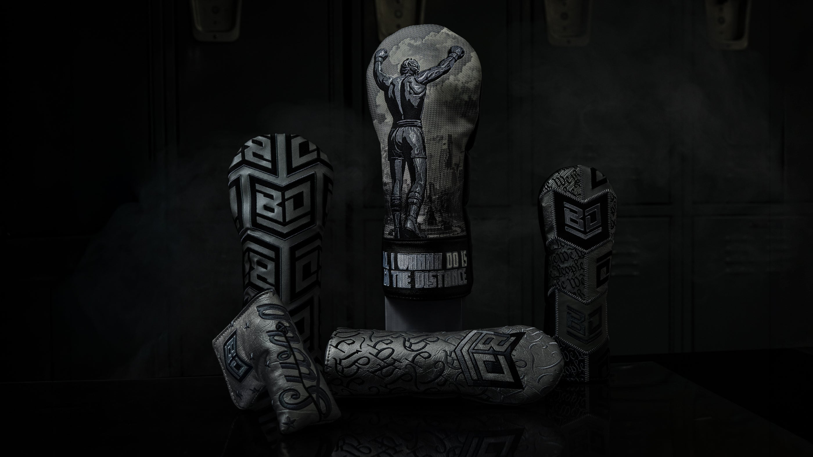Bryson DeChambeau x SWAG Golf Let Freedom Ring collection featuring limited edition Philly themed golf headcovers.
