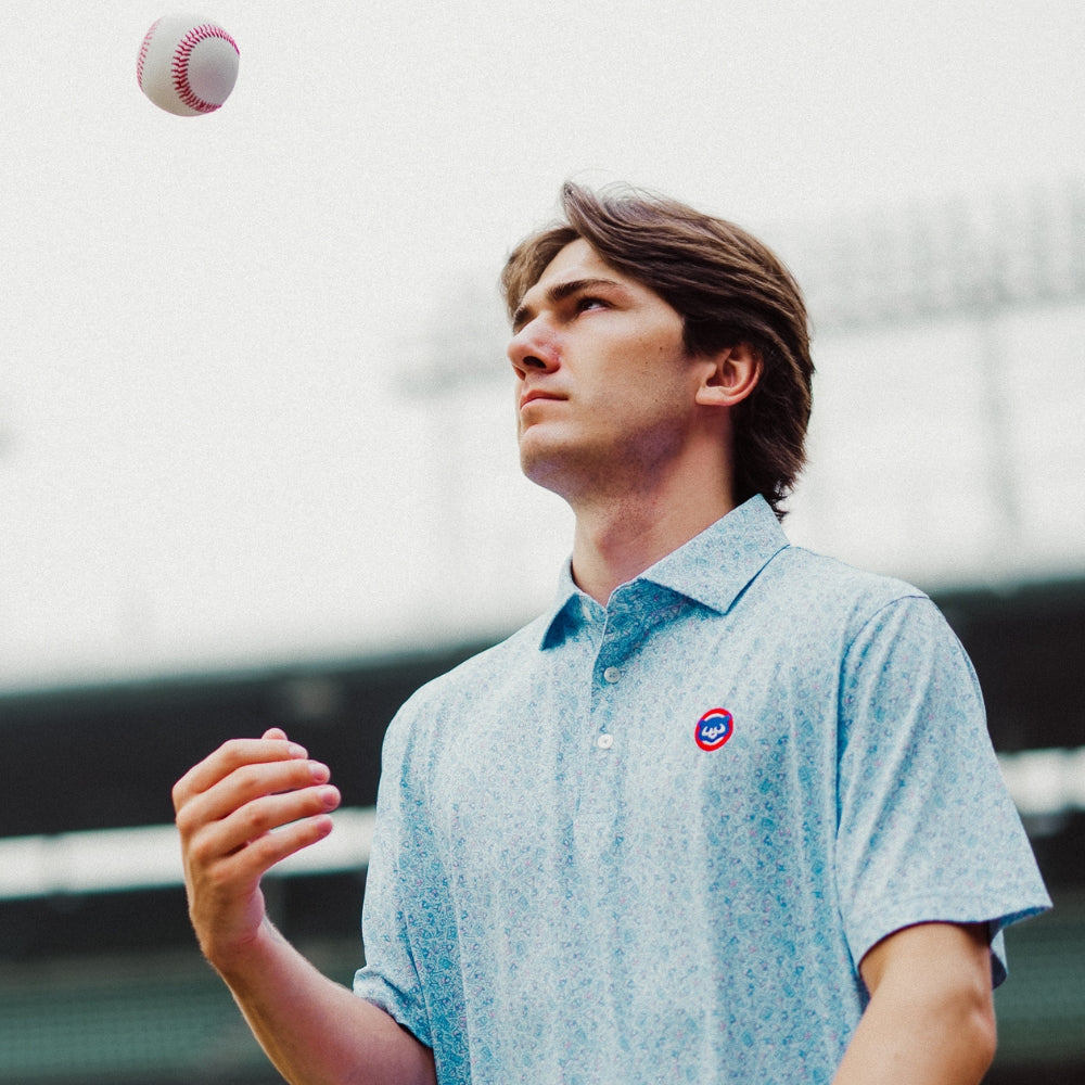 Chicago Cubs Bobblehead Classic Polo Shirt