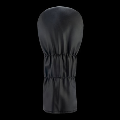Rewind Golf x Animal House officially licensed black Deathmobile driver golf headcover with red accents. 