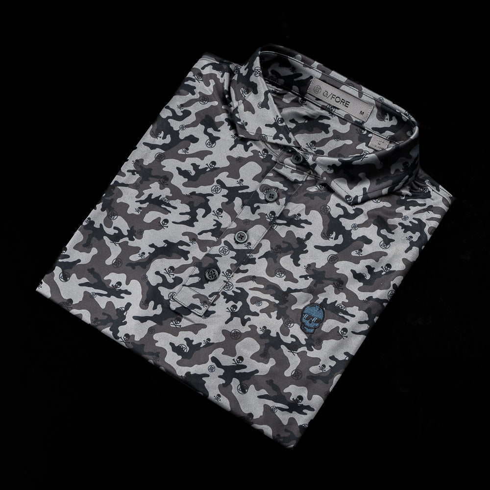 G/Fore Black Camo Skull Polo Shirt – Swag Golf Co
