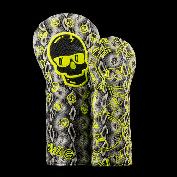 Faux Snakeskin Skull Wood Cover Set – Swag Golf Co