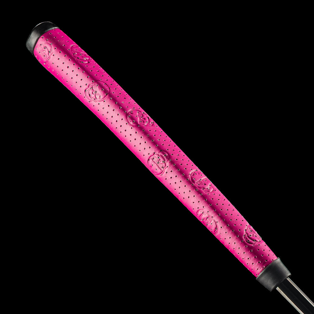 SWAG Golf Bada Swing! black and neon pink New Jersey strip club themed limited edition mallet golf putter with a black cerakote finish.
