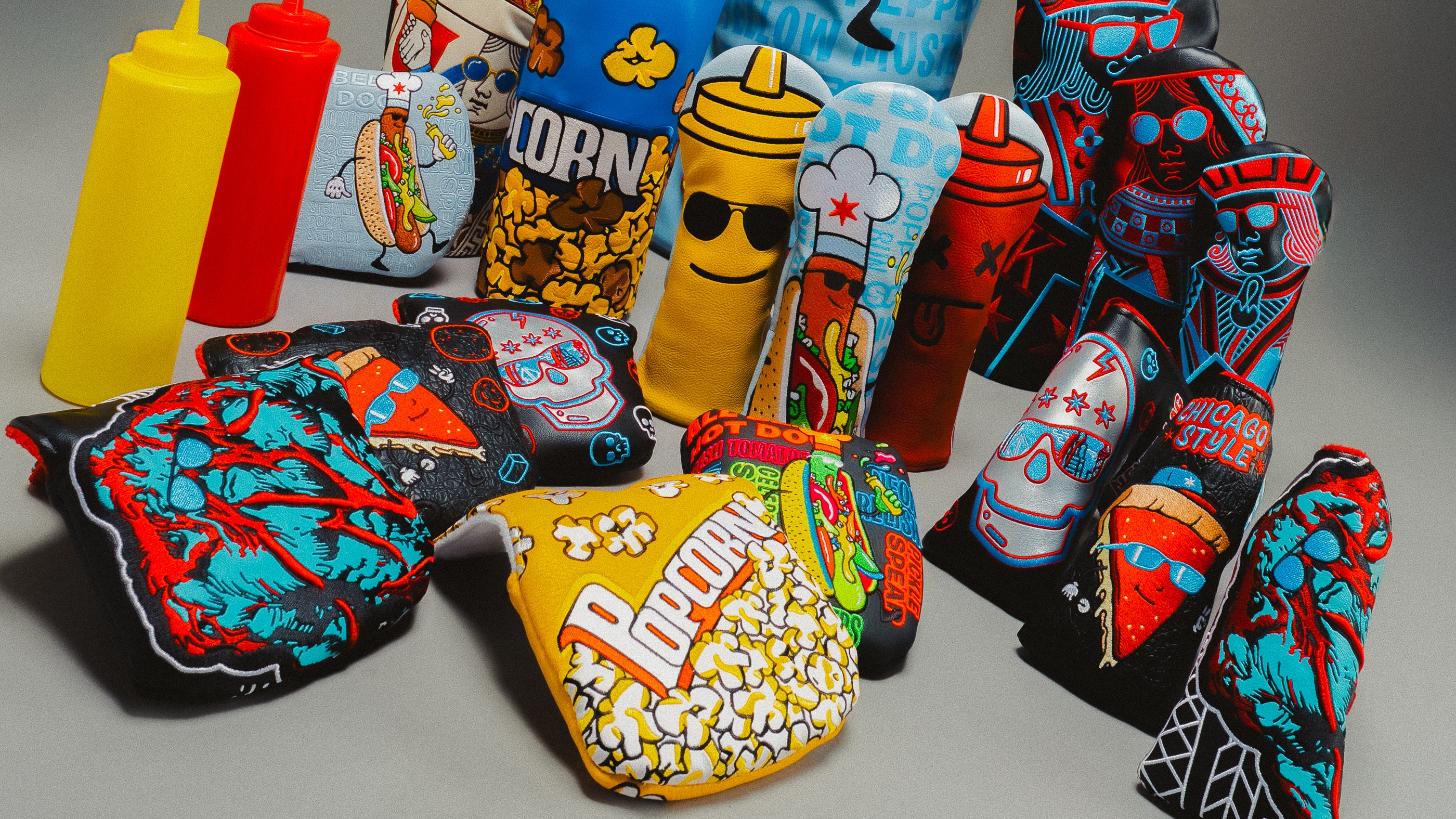 SWAG Golf 2026 Anniversary Collection featuring limited edition golf headcovers, putters, accessories, and apparel.