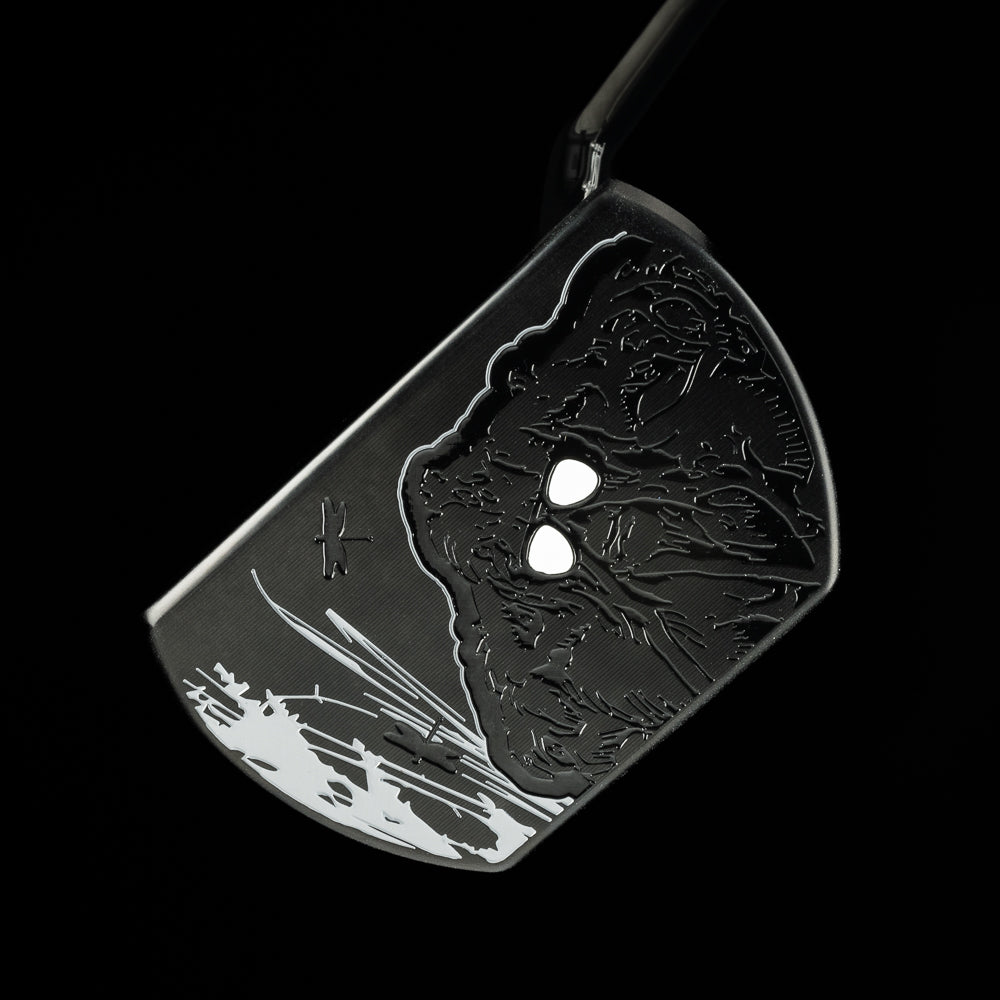 Swag Thing The Boss 2.0 black mallet stainless steel golf putter made in the USA.