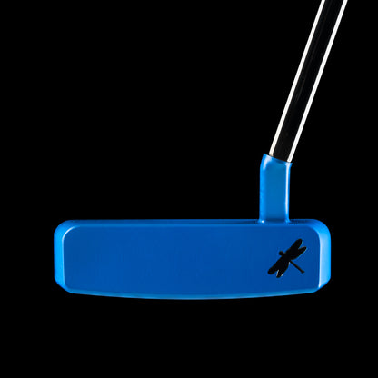 Swag Thing blue cerakote The Boss mallet golf putter made in the USA.