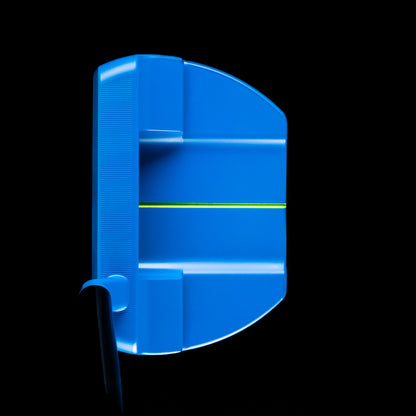 Swag Thing blue cerakote The Boss mallet golf putter made in the USA.